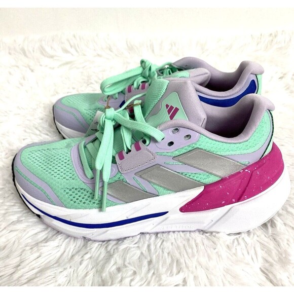 Adidas Adistar Running Shoes Women's Size US 6.5 Mint Green Multicolor Sport - Picture 2 of 12